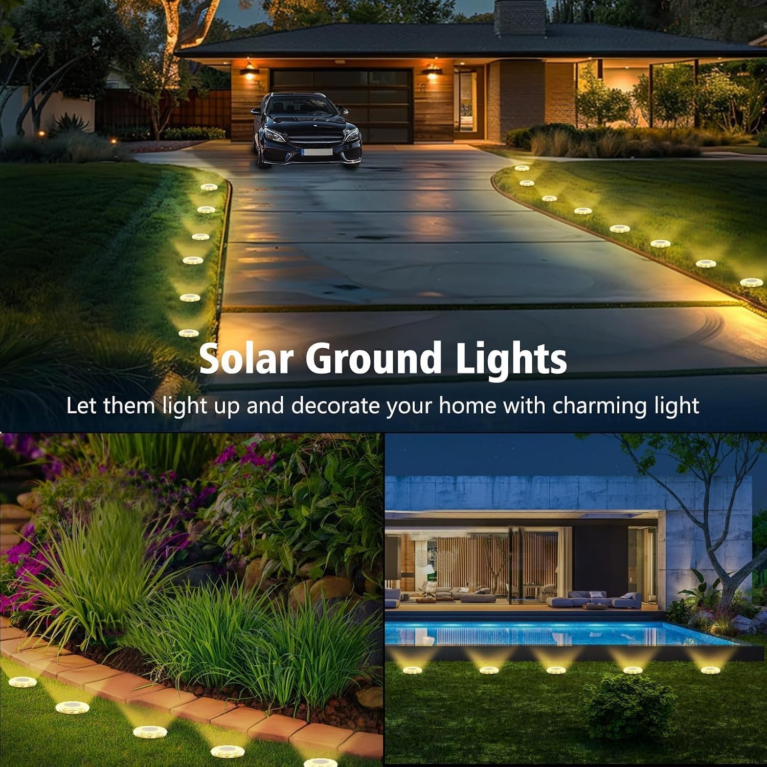 Solar In-Ground Garden Light Set (8 Pack): image 4