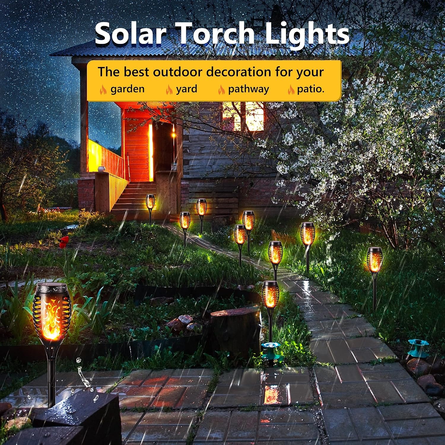 Toodour Solar Flame Torch Lights 12 Pack: image 4