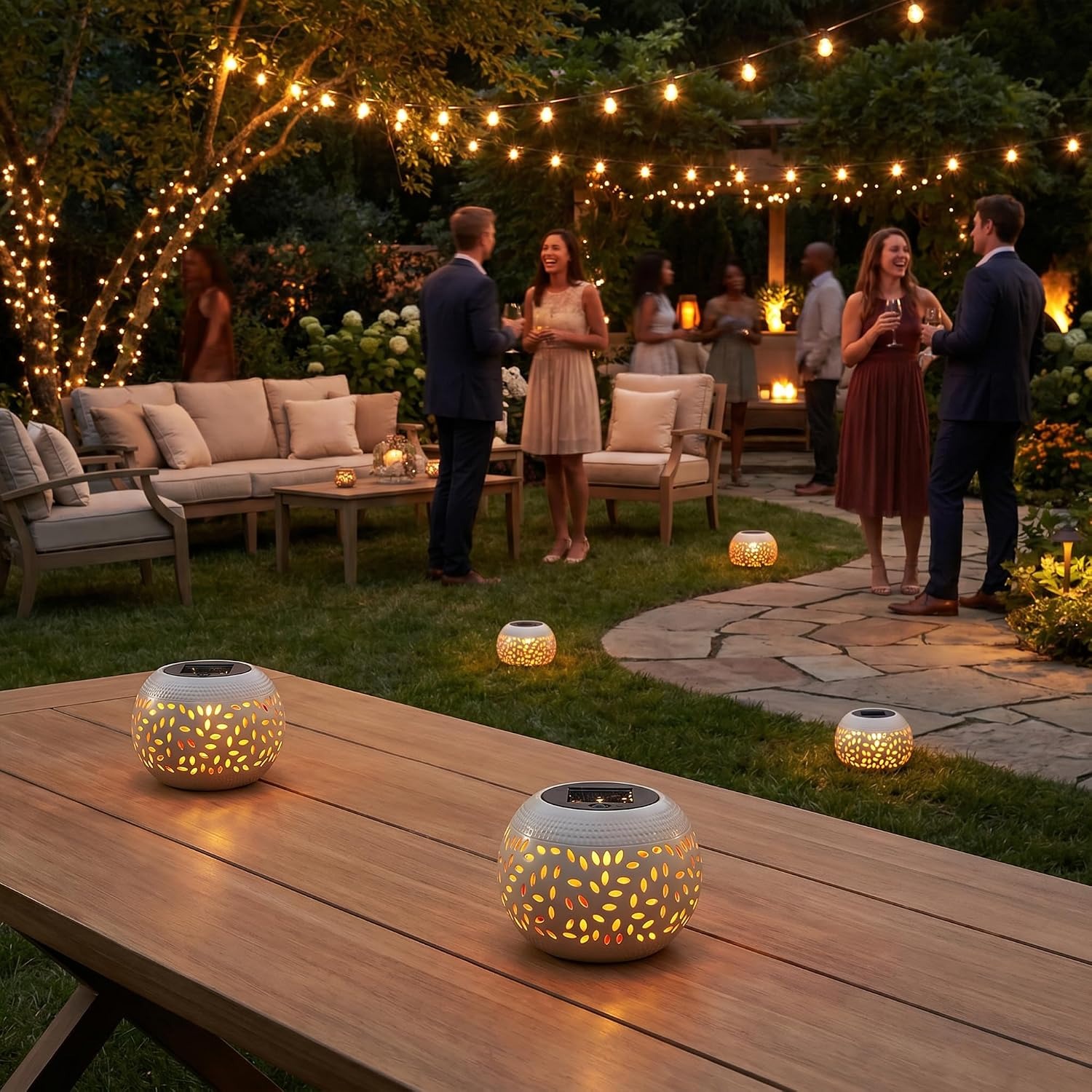 pearlstar Solar Flame Table Lantern: image 8