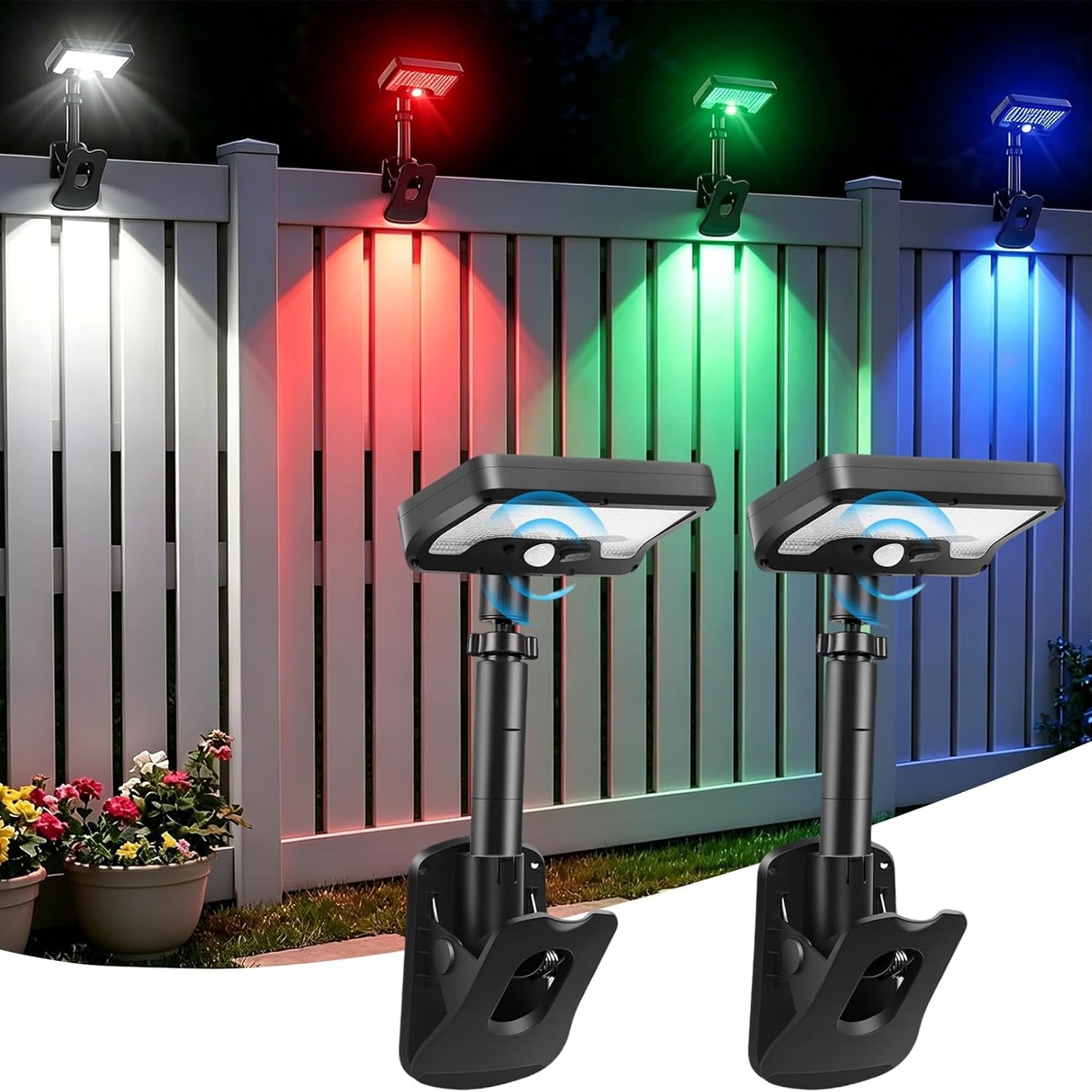Liotoor Clip-On Solar Motion Light Set, 2 Pack: image 8