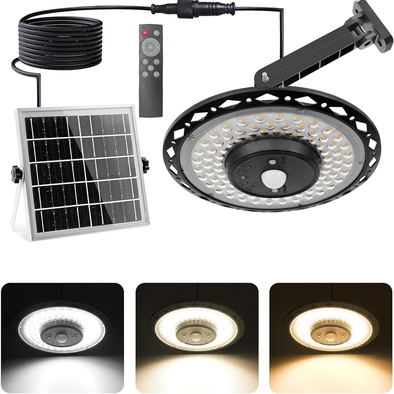 CREATESTAR Solar Shed Pendant Light
