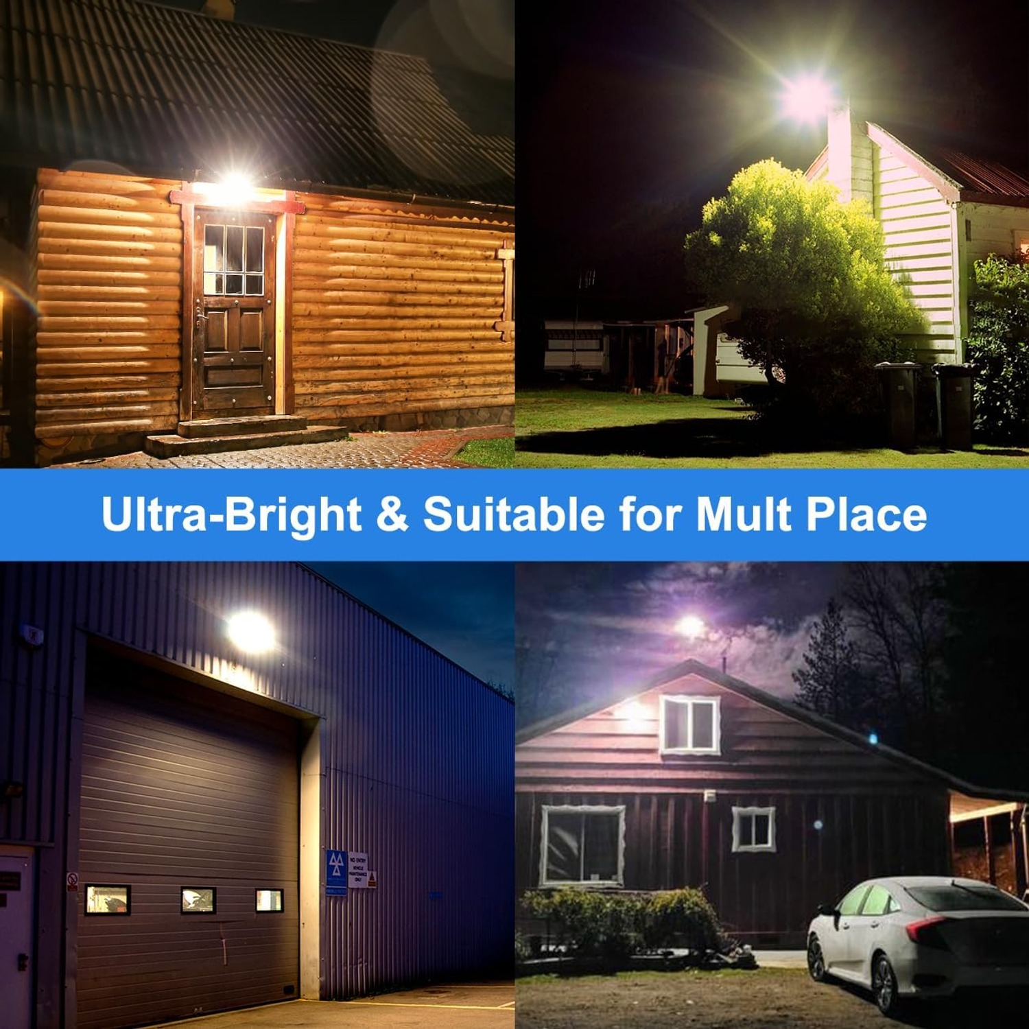 YACAISI Two-Pack Solar Street Light Set: image 6