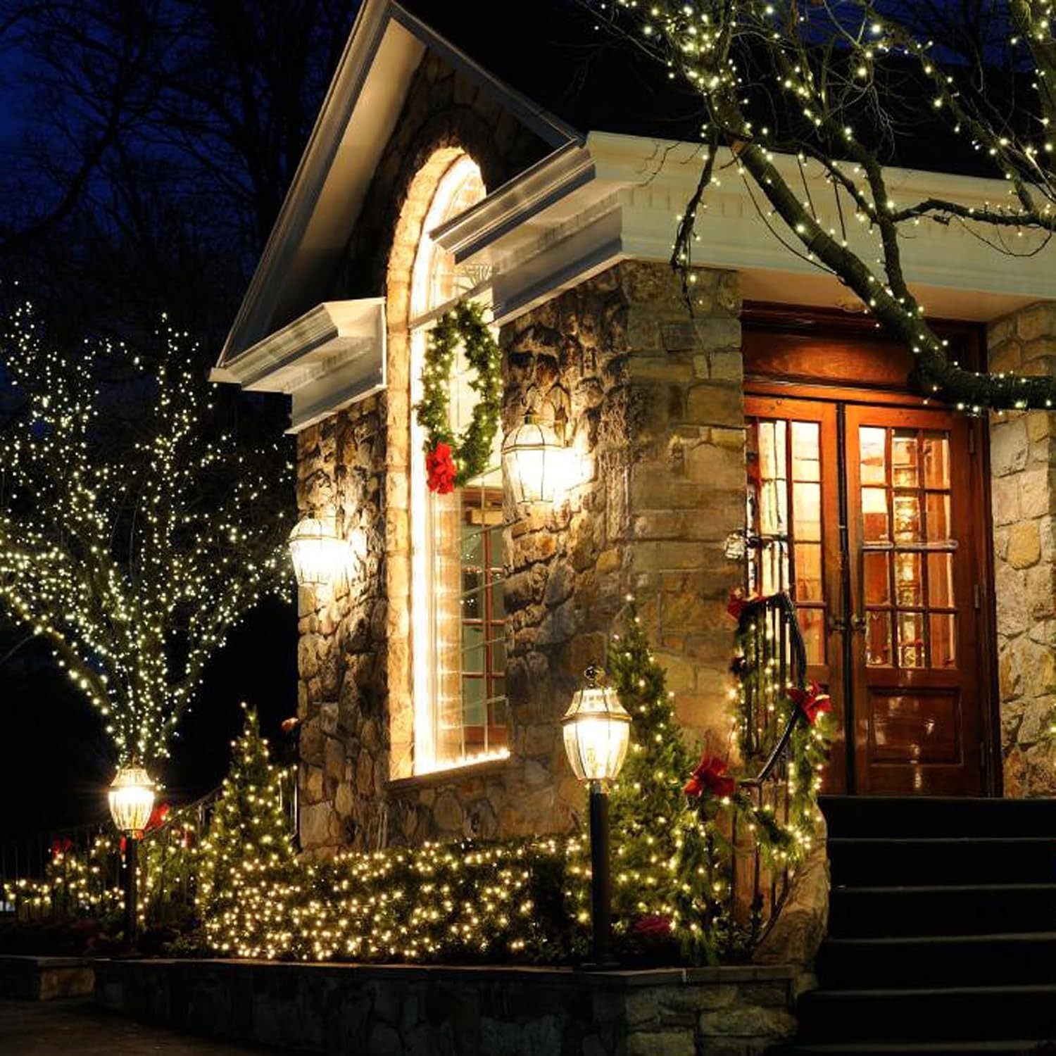 Toodour 200 LED Warm White Solar Fairy String Lights: image 7