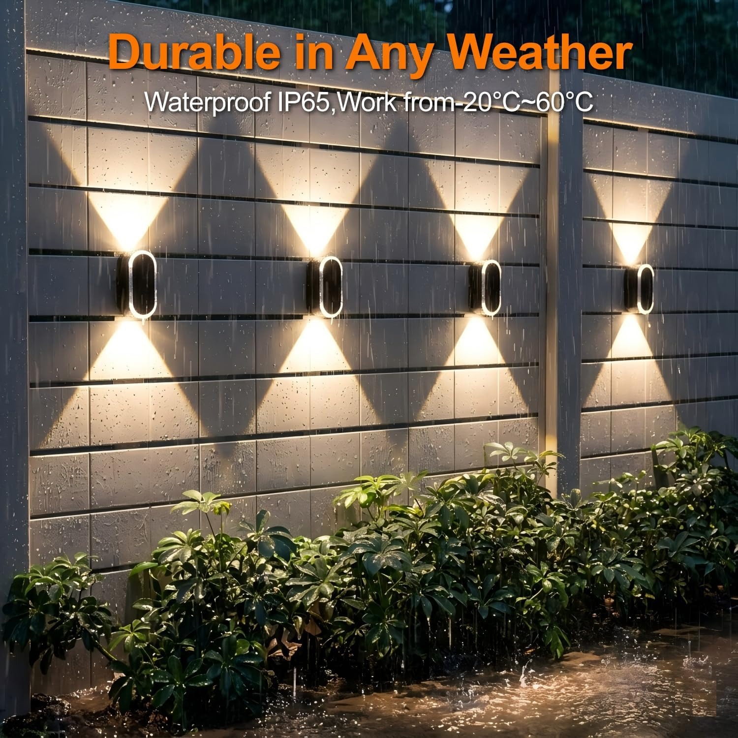 ELLASAY Solar Fence Lights 8 Pack: image 6