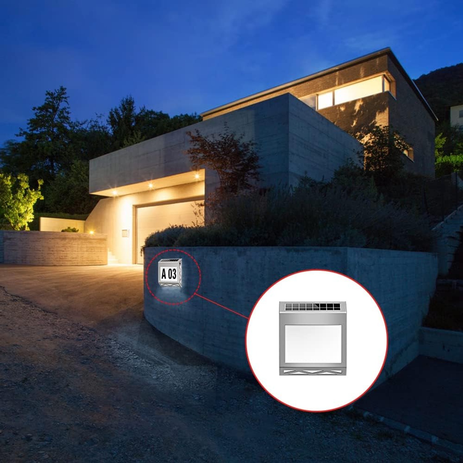 Joywoof Solar House Number Light: image 9
