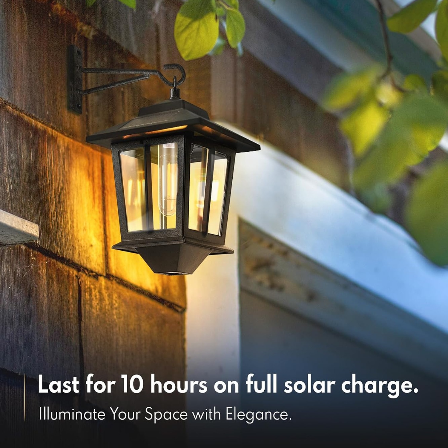 PASAMIC Solar Porch Lanterns 2 Pack: image 2